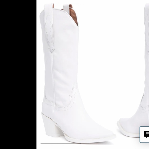 Jeffrey Campbell White Floured Western Boots - Picture 2 of 9